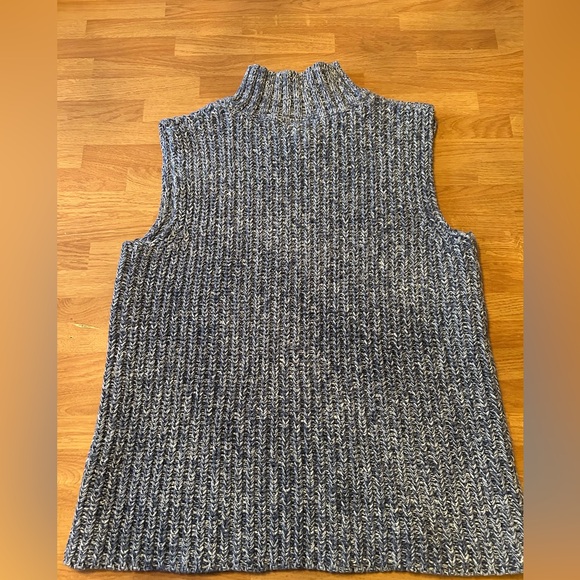 Vintage Talbots Gray Cowl Turtleneck Sweater - Picture 4 of 10